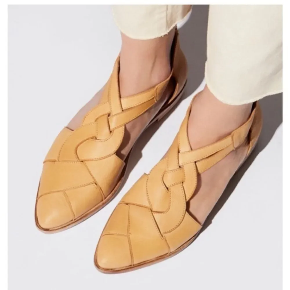 Free People Wanderlust Braided Flats / 40eu or 9.5 US